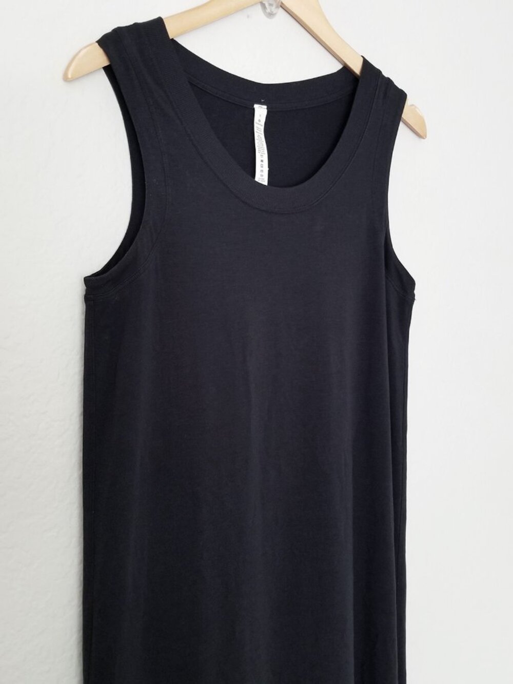 Lululemon All Yours Midi Tank Dress Black 6 Vitasea Athleisure Minimalist $98 - Picture 9 of 16